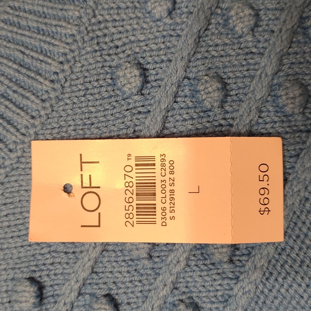 LOFT SWEATER TOP L - Picture 6 of 8